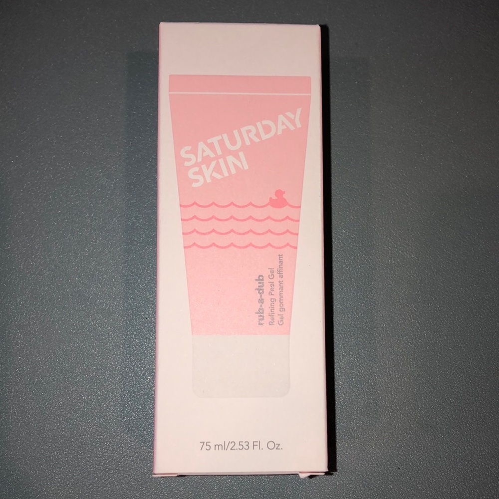 New Saturday Skin rub-a-dub